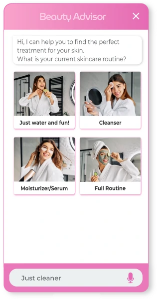 AI-based expert provides personalized beauty recommendations to every shopper